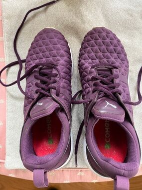 Puma Women's Plum Quilted Knit Athletic Sneakers